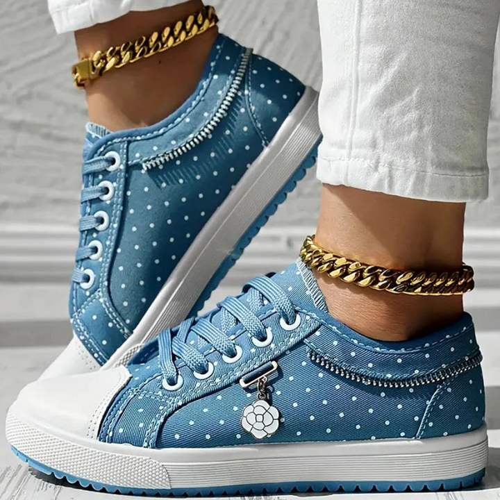 Cordelia | Elegant Floral Sneakers