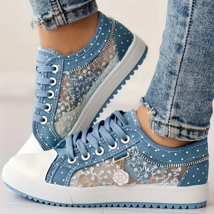 Cordelia | Elegant Floral Sneakers