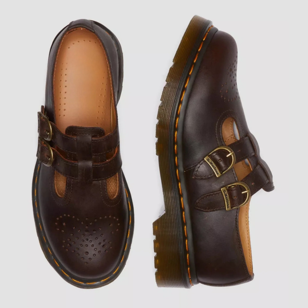 Lynda | Double Buckle Mary Jane Flats