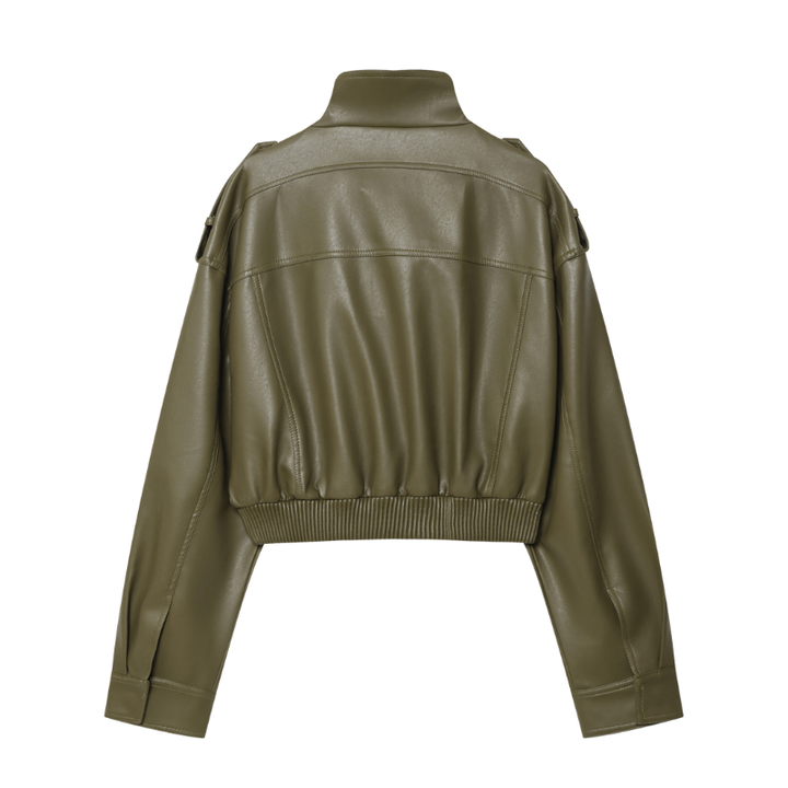 KREAY™ – Classic Leather Moto Jacket