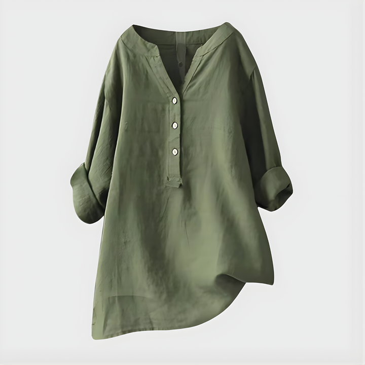 Diane | Elegant V Neck Blouse