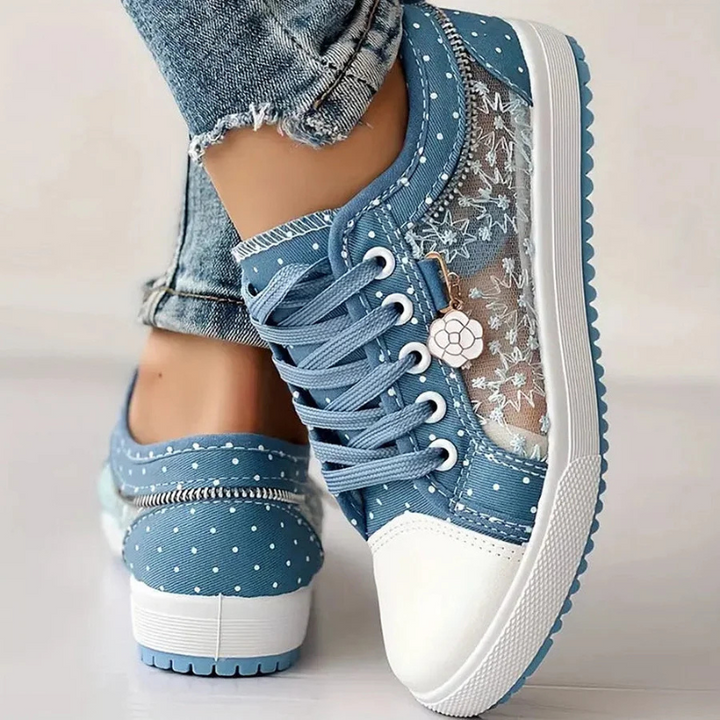 Cordelia | Elegant Floral Sneakers