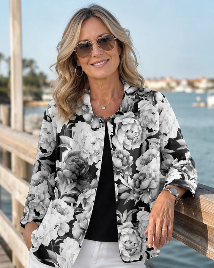Persephone | Painted Poppy Blouse