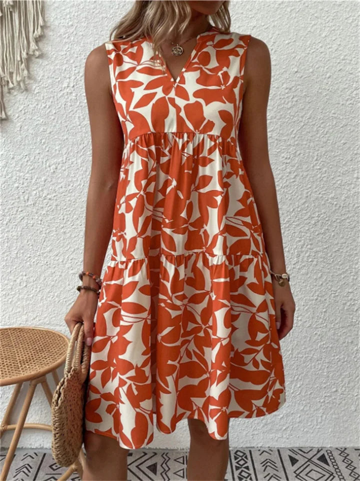 Beryl | Flowing Flattering Midi Dress