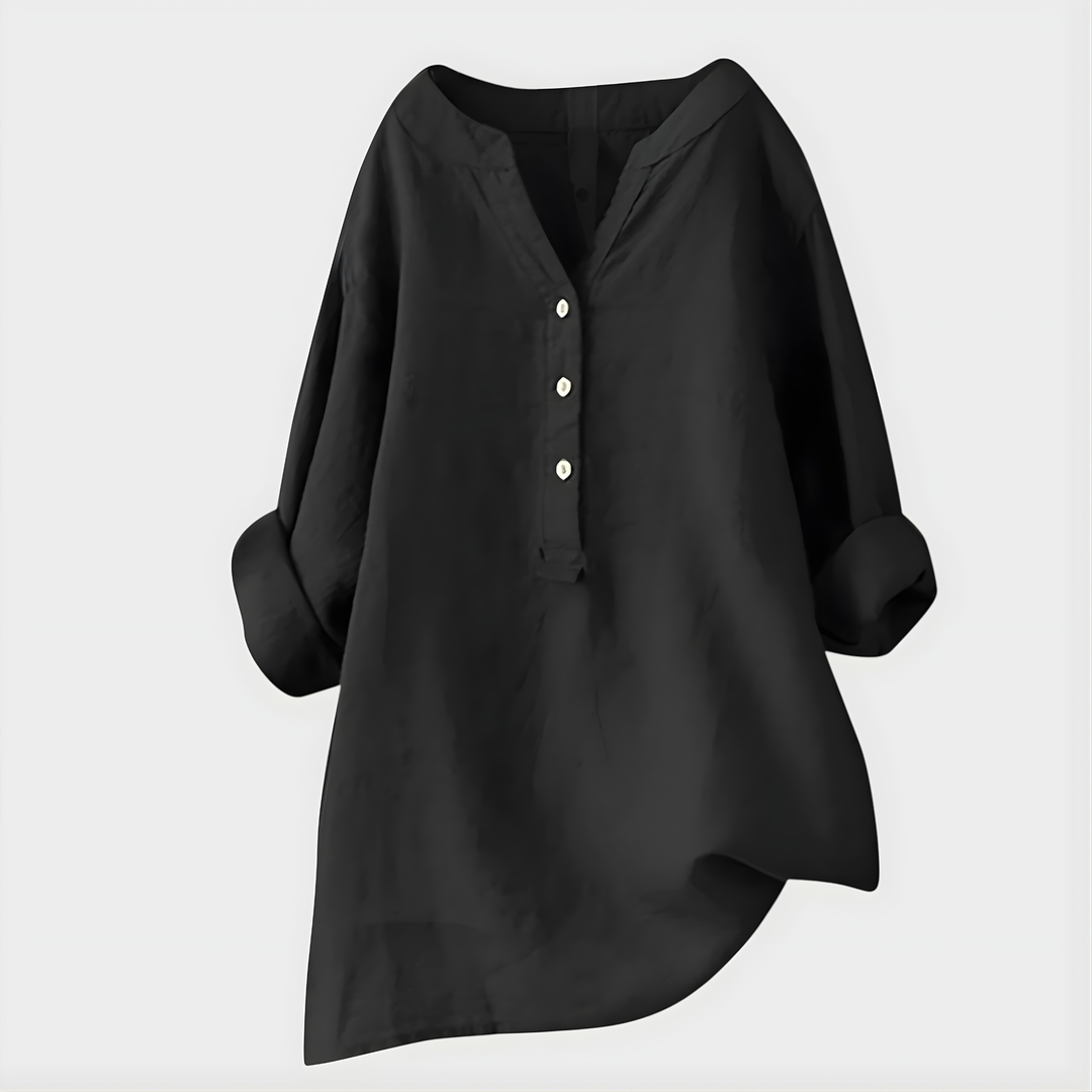 Diane | Elegant V Neck Blouse