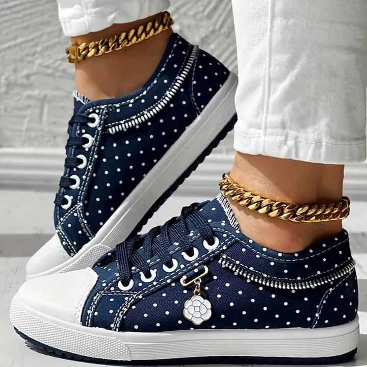 Cordelia | Elegant Floral Sneakers