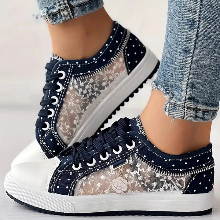 Cordelia | Elegant Floral Sneakers