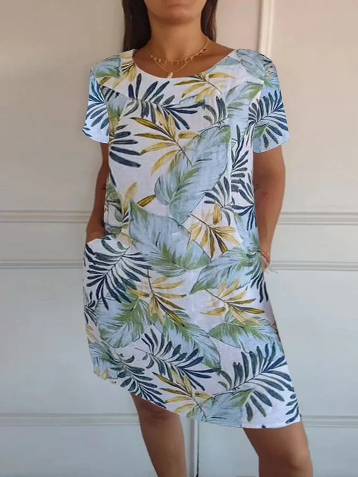Nora | Printed Summer Dress with Pockets