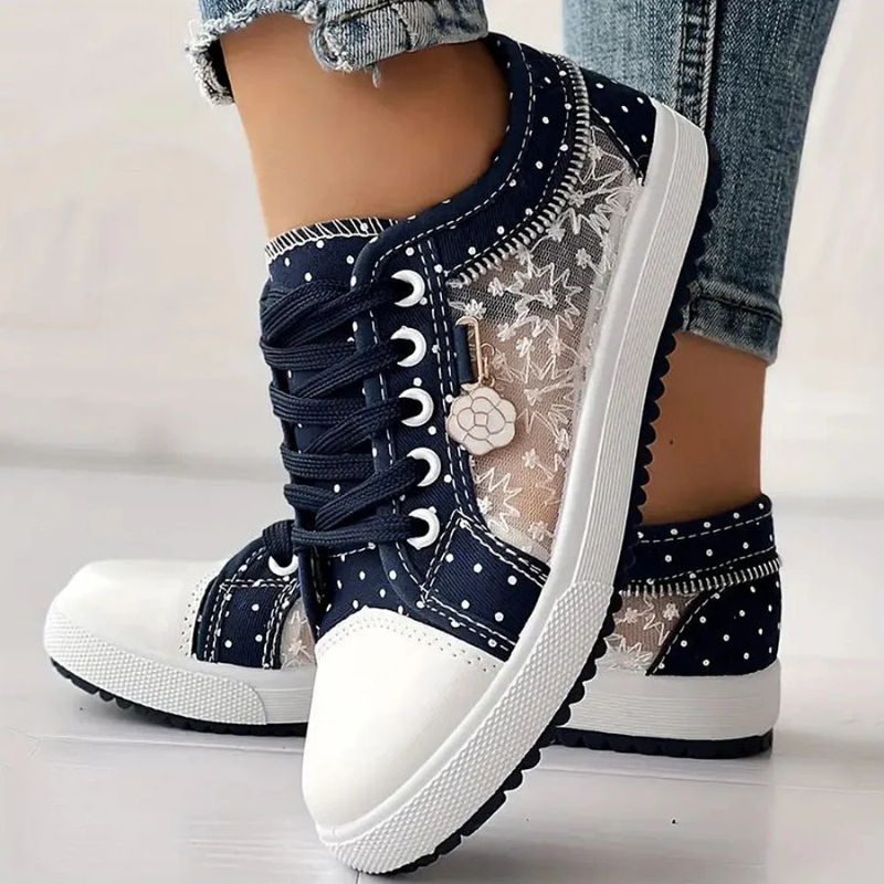 Cordelia | Elegant Floral Sneakers