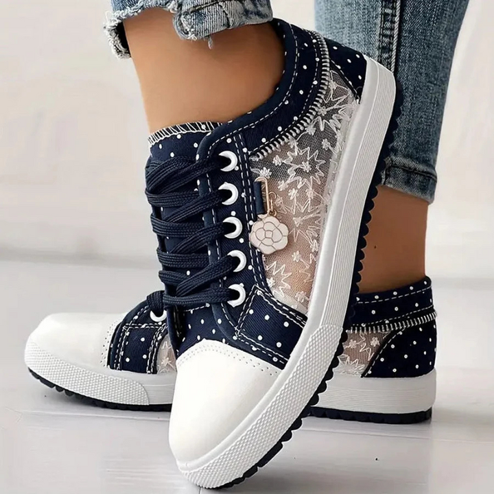 Cordelia | Elegant Floral Sneakers