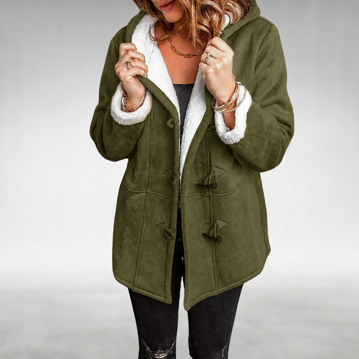 ELIZA | COSY FLEECE-LINED DUFFLE COAT