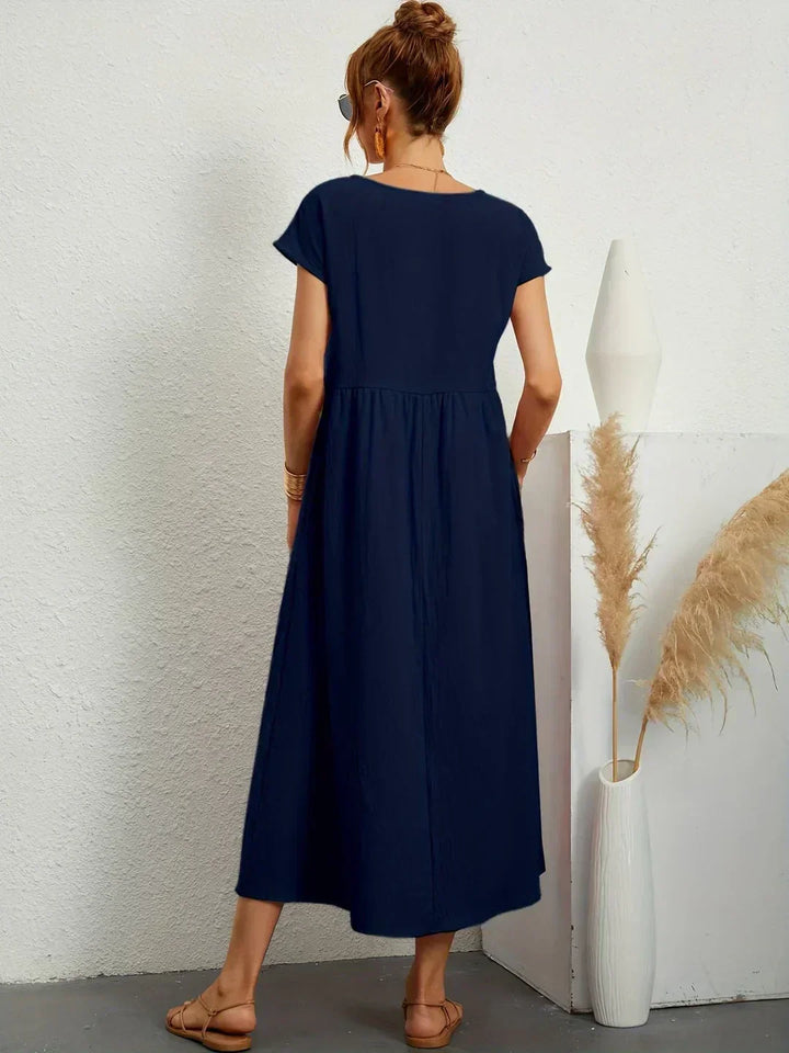 Diana | Fluid Midi Dress Timeless Elegance