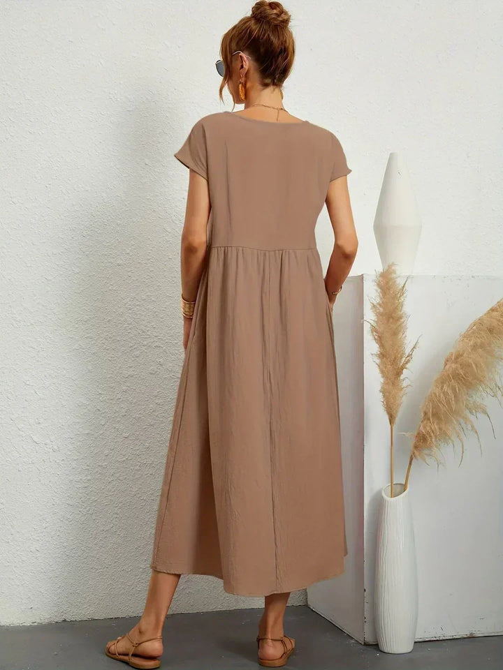 Diana | Fluid Midi Dress Timeless Elegance