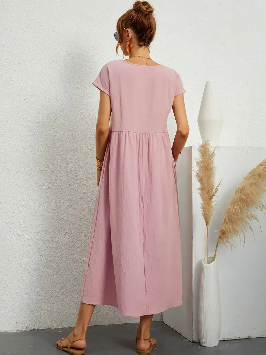 Diana | Fluid Midi Dress Timeless Elegance