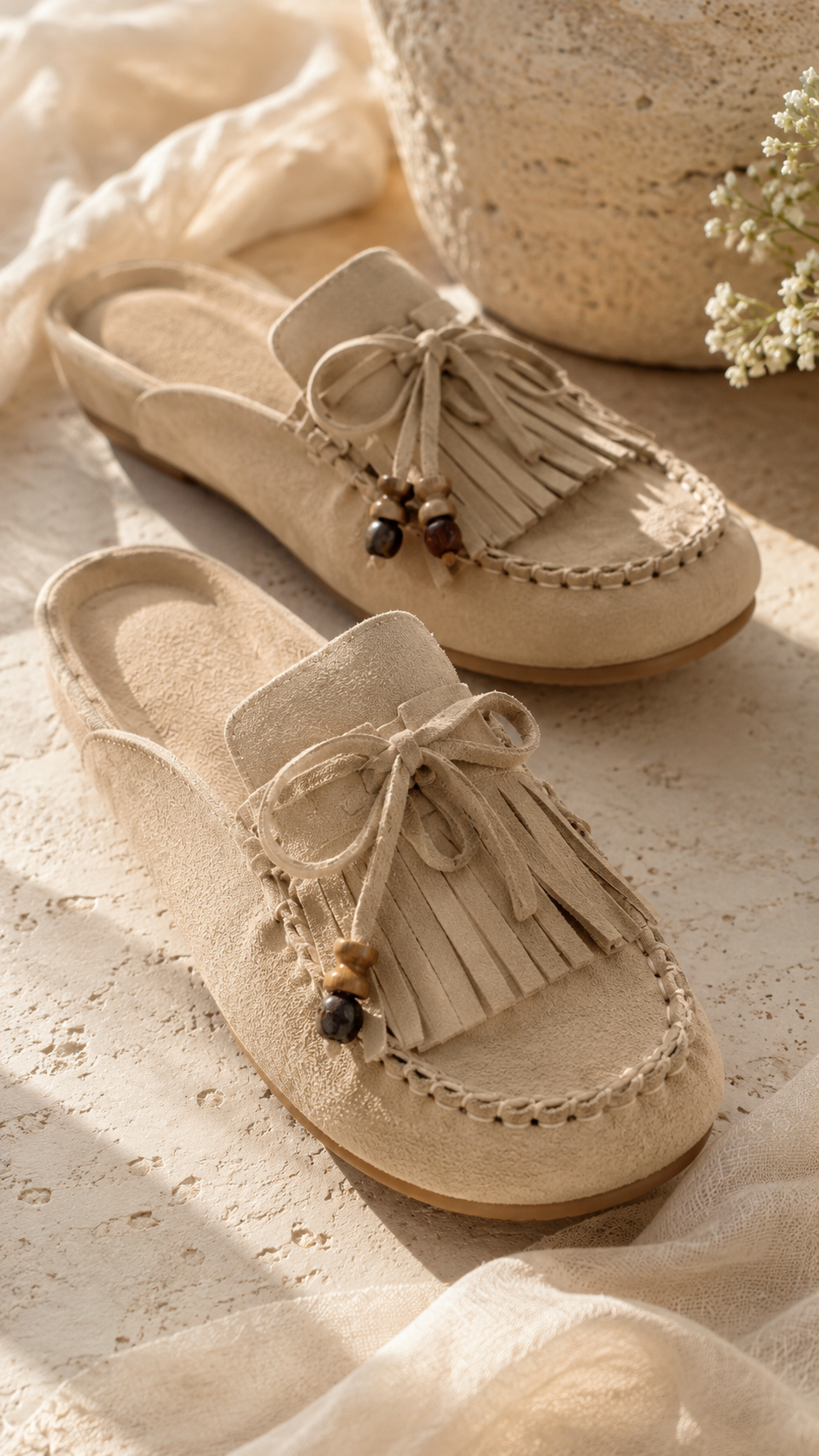 Joan | Taupe Mules