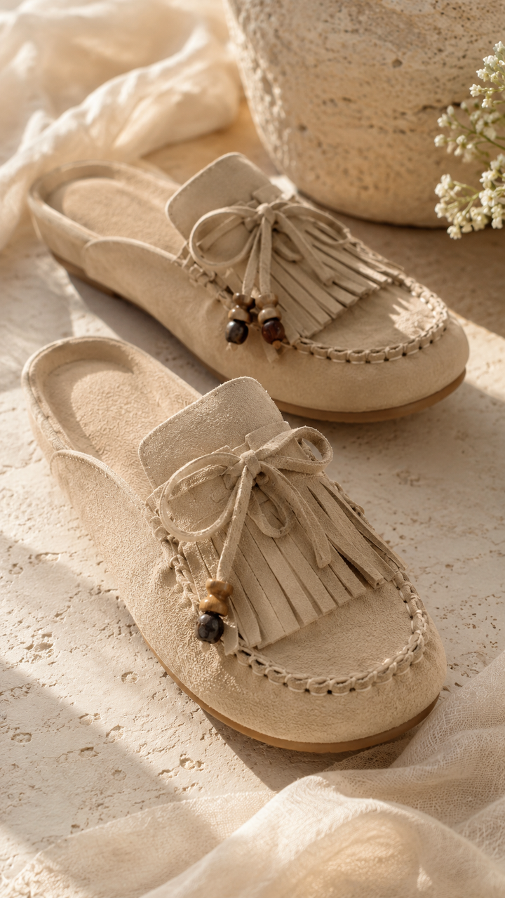 Joan | Taupe Mules