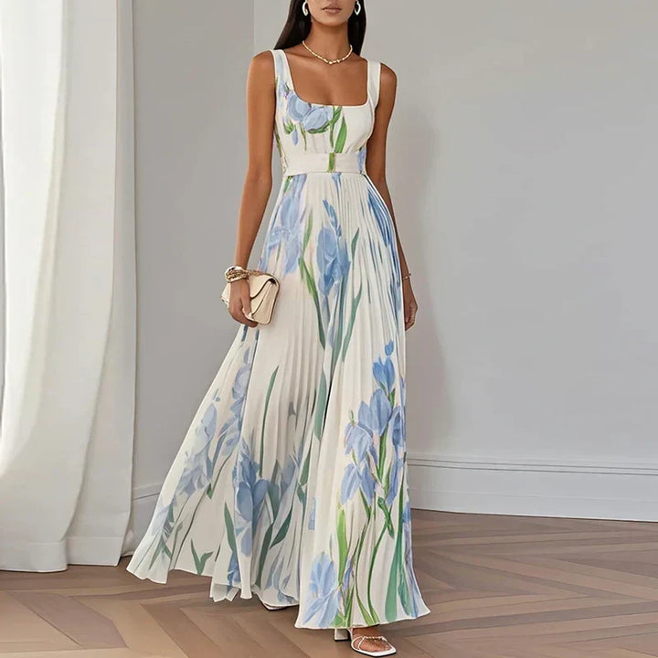 Gillian | Floral A Line Maxi Dress