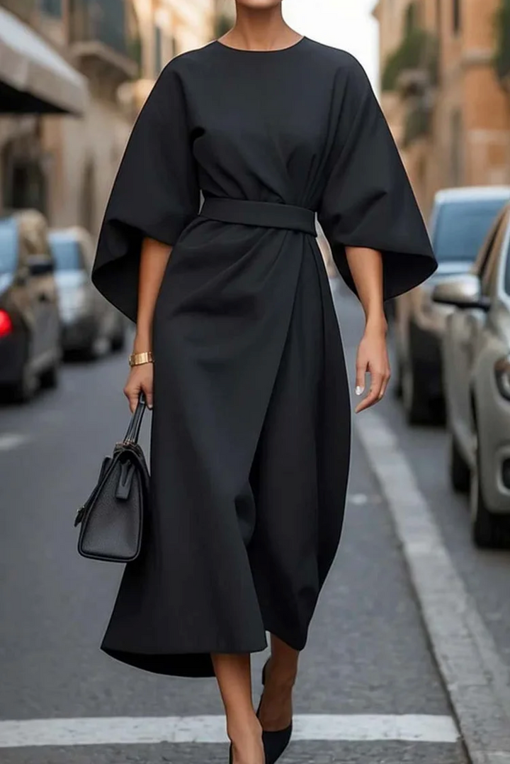 Eileen | Elegant Dress with Lantern Sleeves