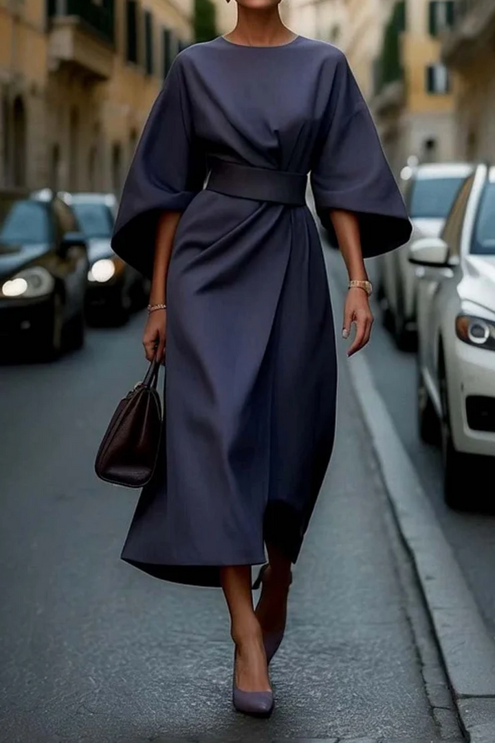 Eileen | Elegant Dress with Lantern Sleeves