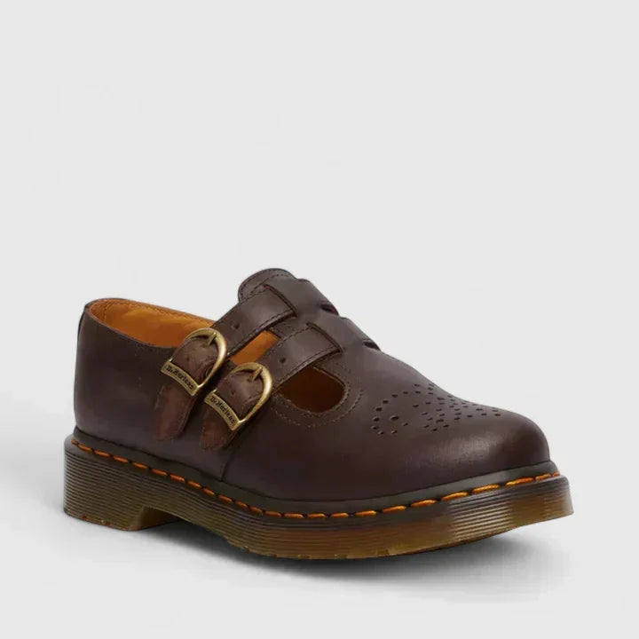 Lynda | Double Buckle Mary Jane Flats