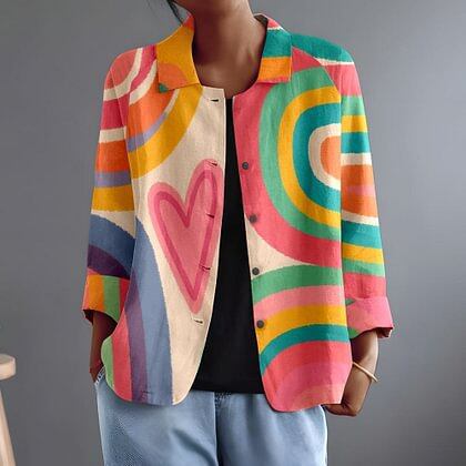Persephone | Painted Poppy Blouse