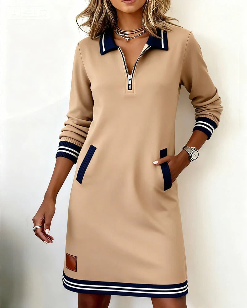 Kathleen | Elegant Long Sleeve Dress